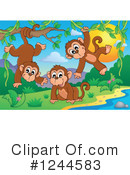 Monkey Clipart #1244583 by visekart