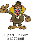 Monkey Clipart #1272665 by Dennis Holmes Designs