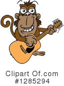 Monkey Clipart #1285294 by Dennis Holmes Designs