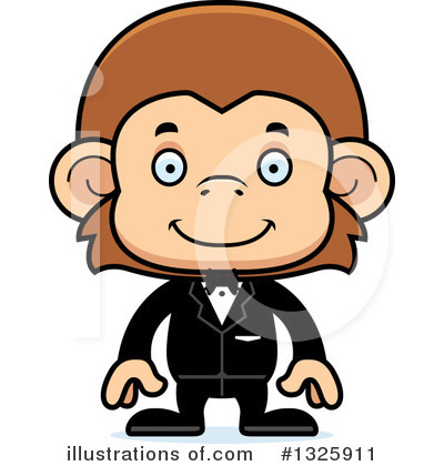 Royalty-Free (RF) Monkey Clipart Illustration by Cory Thoman - Stock Sample #1325911