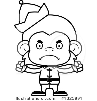 Royalty-Free (RF) Monkey Clipart Illustration by Cory Thoman - Stock Sample #1325991