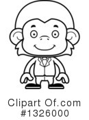 Monkey Clipart #1326000 by Cory Thoman