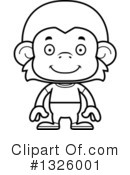 Monkey Clipart #1326001 by Cory Thoman