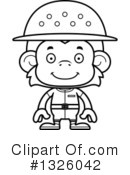 Monkey Clipart #1326042 by Cory Thoman