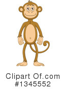 Monkey Clipart #1345552 by Liron Peer