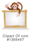 Monkey Clipart #1355497 by AtStockIllustration