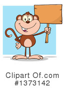 Monkey Clipart #1373142 by Hit Toon