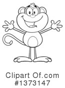 Monkey Clipart #1373147 by Hit Toon