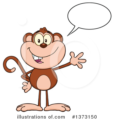 Monkey Clipart #1373150 by Hit Toon