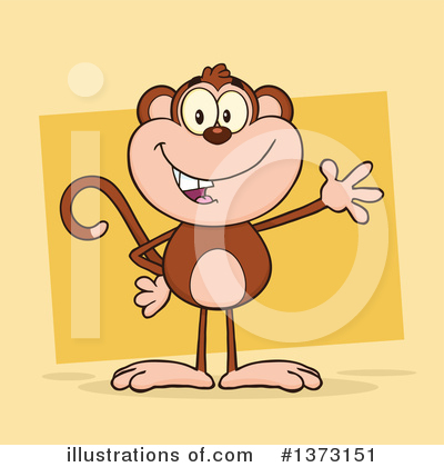 Monkey Clipart #1373151 by Hit Toon