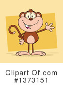 Monkey Clipart #1373151 by Hit Toon