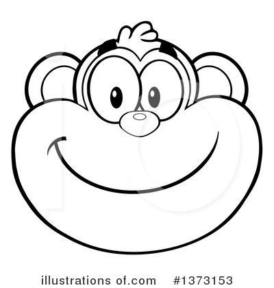 Monkey Clipart #1373153 by Hit Toon