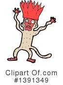Monkey Clipart #1391349 by lineartestpilot