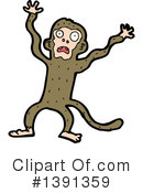 Monkey Clipart #1391359 by lineartestpilot