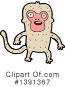 Monkey Clipart #1391367 by lineartestpilot