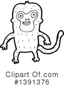 Monkey Clipart #1391376 by lineartestpilot