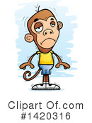 Monkey Clipart #1420316 by Cory Thoman
