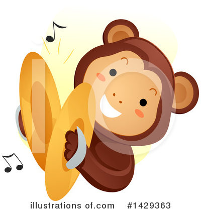 Royalty-Free (RF) Monkey Clipart Illustration by BNP Design Studio - Stock Sample #1429363
