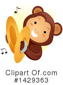 Monkey Clipart #1429363 by BNP Design Studio