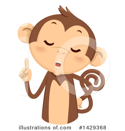 Royalty-Free (RF) Monkey Clipart Illustration by BNP Design Studio - Stock Sample #1429368