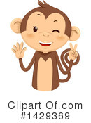 Monkey Clipart #1429369 by BNP Design Studio