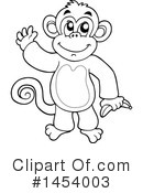 Monkey Clipart #1454003 by visekart