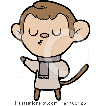 Royalty-Free (RF) Monkey Clipart Illustration by lineartestpilot - Stock Sample #1485125