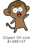 Monkey Clipart #1485147 by lineartestpilot