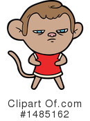 Monkey Clipart #1485162 by lineartestpilot