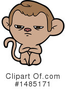 Monkey Clipart #1485171 by lineartestpilot