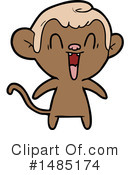 Monkey Clipart #1485174 by lineartestpilot