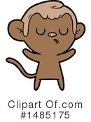 Monkey Clipart #1485175 by lineartestpilot