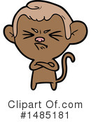 Monkey Clipart #1485181 by lineartestpilot