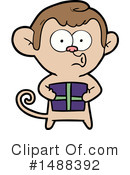 Monkey Clipart #1488392 by lineartestpilot