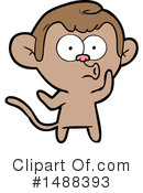 Monkey Clipart #1488393 by lineartestpilot