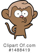 Monkey Clipart #1488419 by lineartestpilot