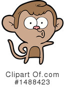Monkey Clipart #1488423 by lineartestpilot