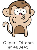 Monkey Clipart #1488445 by lineartestpilot