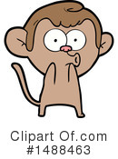 Monkey Clipart #1488463 by lineartestpilot