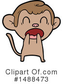 Monkey Clipart #1488473 by lineartestpilot