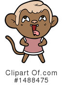 Monkey Clipart #1488475 by lineartestpilot