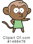 Monkey Clipart #1488478 by lineartestpilot
