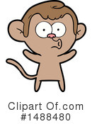 Monkey Clipart #1488480 by lineartestpilot