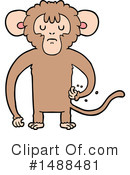 Monkey Clipart #1488481 by lineartestpilot