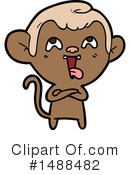 Monkey Clipart #1488482 by lineartestpilot