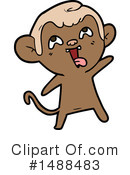 Monkey Clipart #1488483 by lineartestpilot