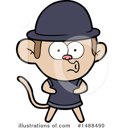 Royalty-Free (RF) Monkey Clipart Illustration by lineartestpilot - Stock Sample #1488490