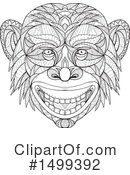 Monkey Clipart #1499392 by patrimonio