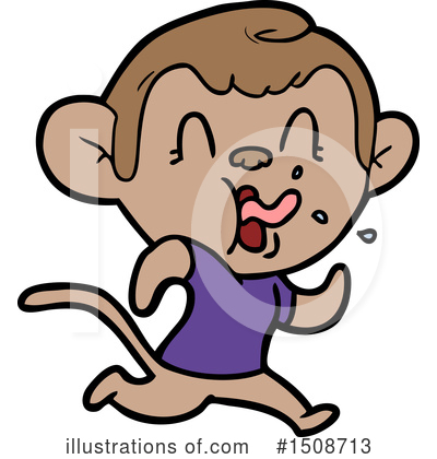 Royalty-Free (RF) Monkey Clipart Illustration by lineartestpilot - Stock Sample #1508713