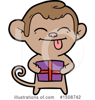 Royalty-Free (RF) Monkey Clipart Illustration by lineartestpilot - Stock Sample #1508742